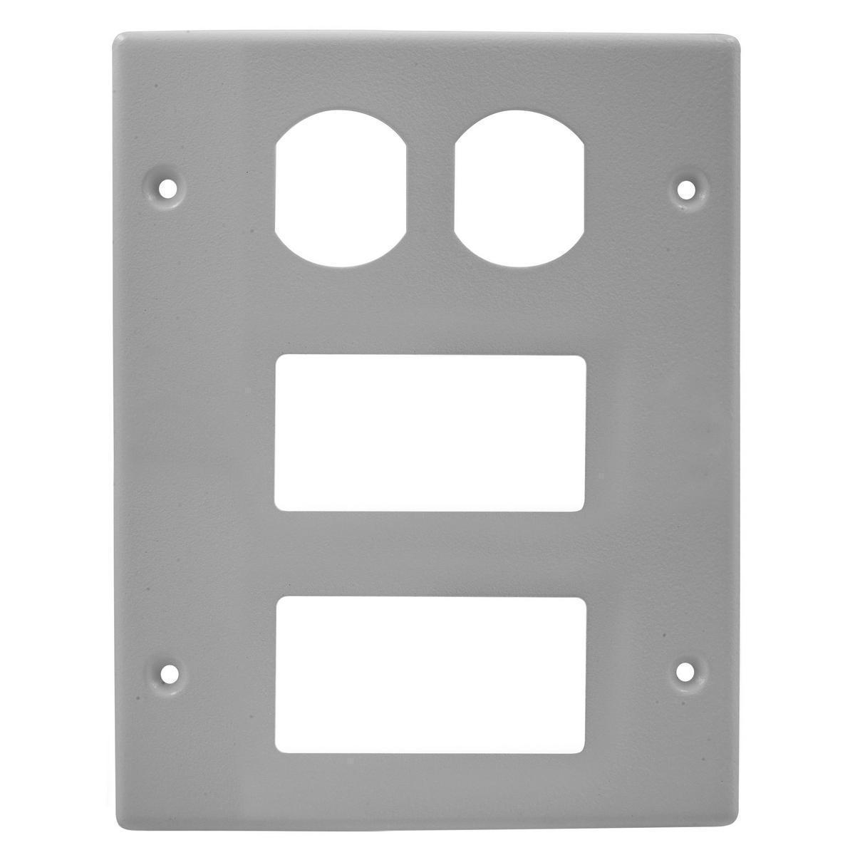 Hubbell Wiring Device-Kellems HBL6747BRRGY Raceway Outlet Box Covers & Plates