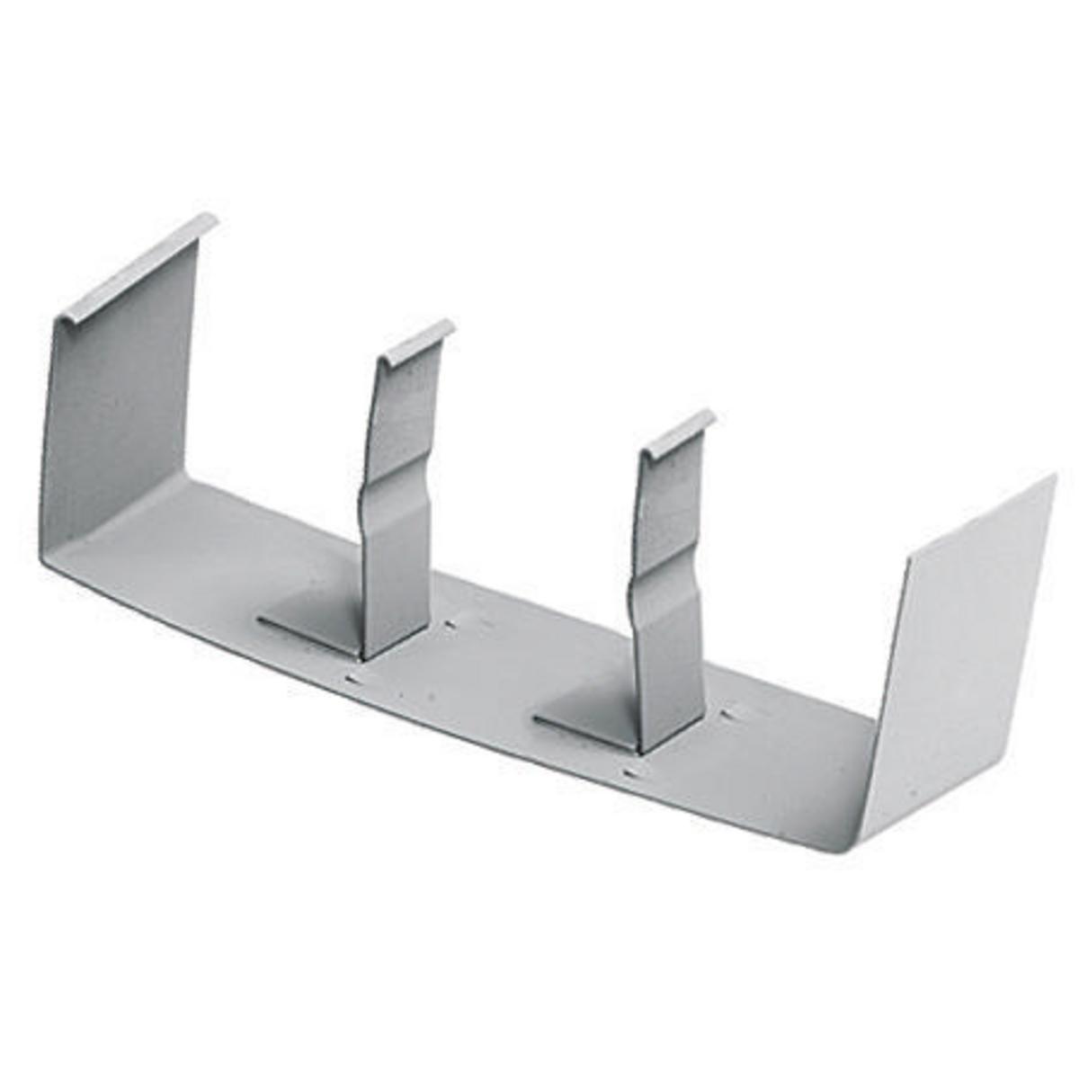 Hubbell Wiring Device-Kellems HBL6751DAGY HBL6750 Standard Divider Clip, For Use With HBL6750 Series Metal Raceway, Rolled Steel, Galvanized/Plated