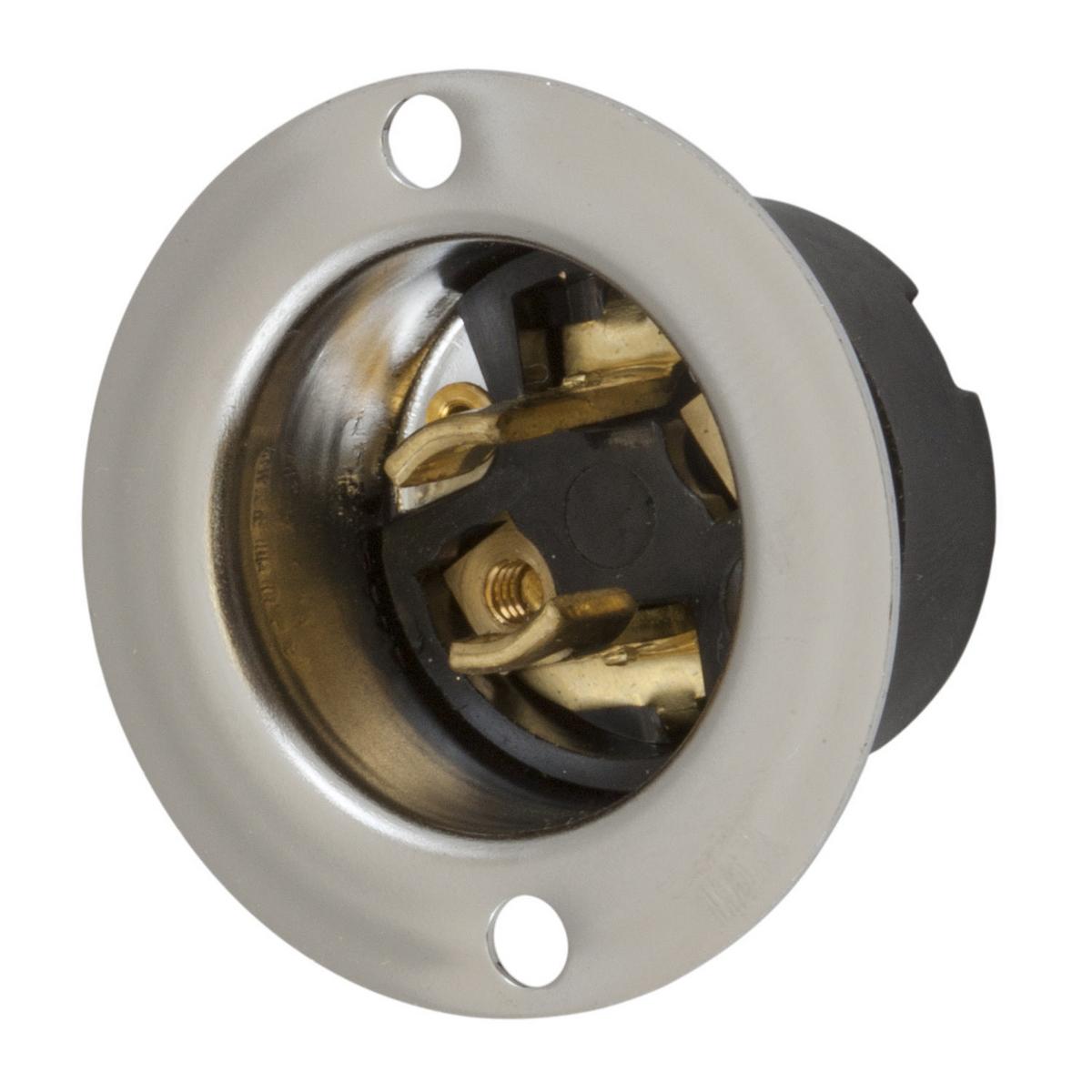 Hubbell Wiring Device-Kellems HBL7466 Locking Flanged Inlets & Outlets