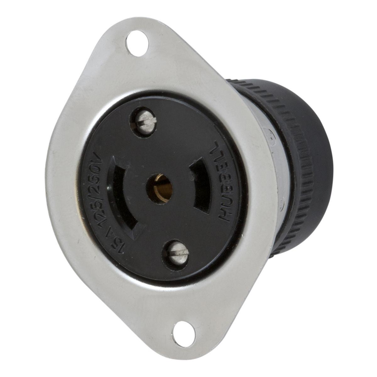 Hubbell Wiring Device-Kellems HBL7489 Locking Flanged Inlets & Outlets