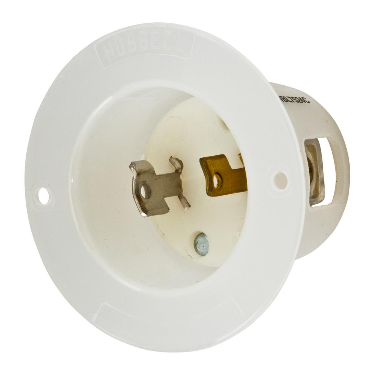 Hubbell Wiring Device-Kellems HBL7524C Locking Flanged Inlets & Outlets