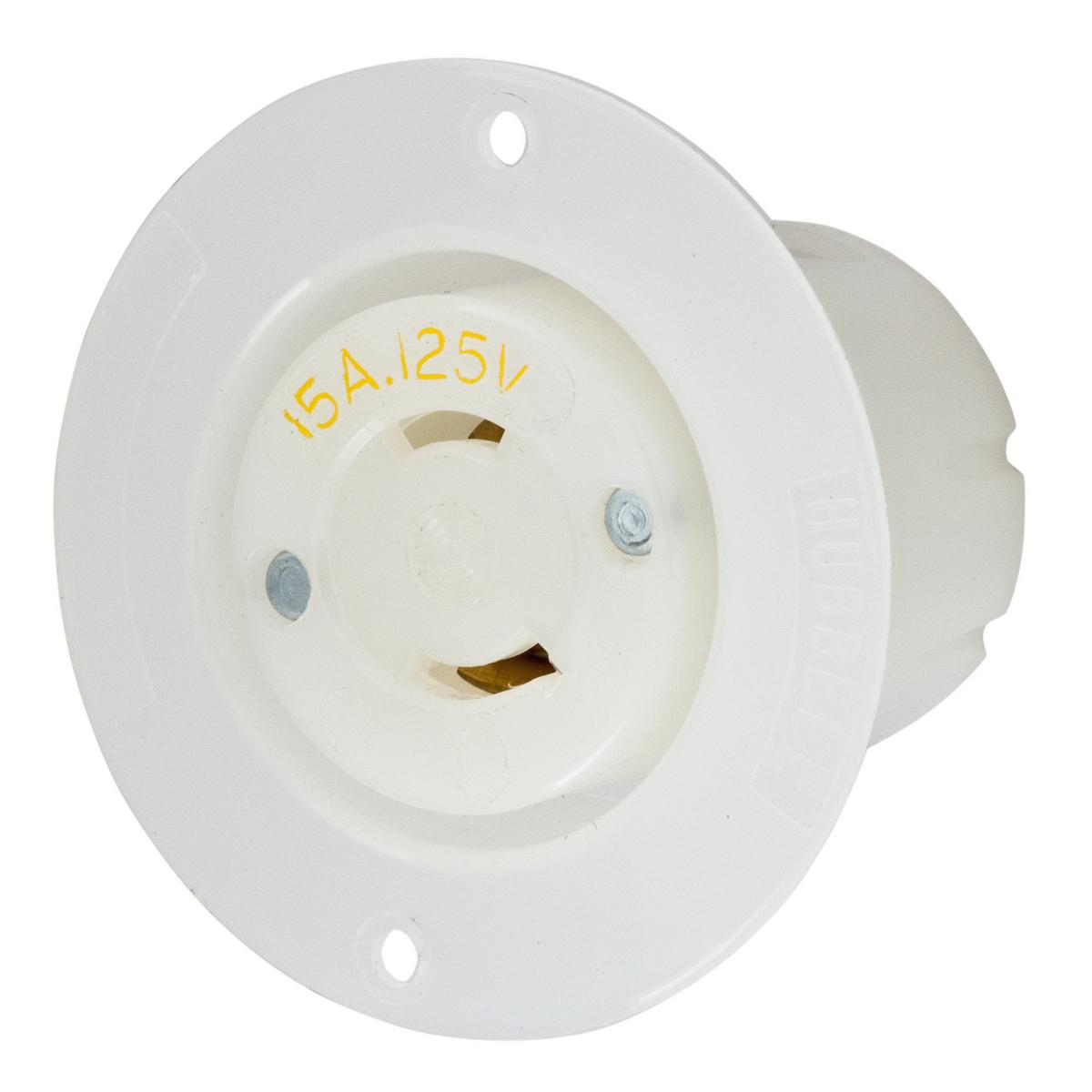 Hubbell Wiring Device-Kellems HBL7526C Locking Flanged Inlets & Outlets