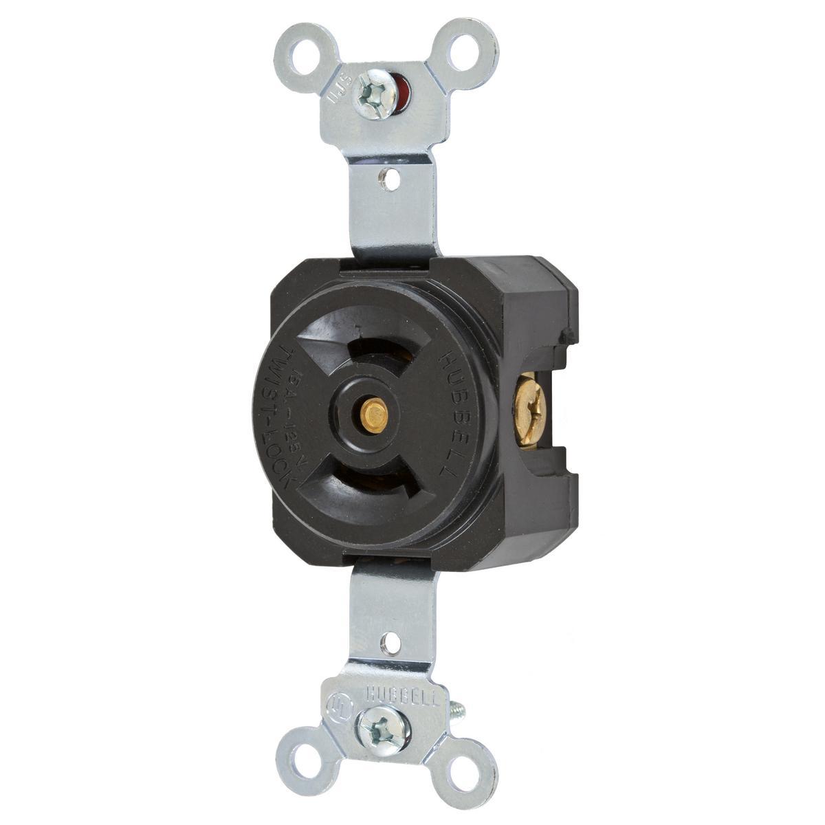 Hubbell Wiring Device-Kellems HBL7535 Locking Receptacles