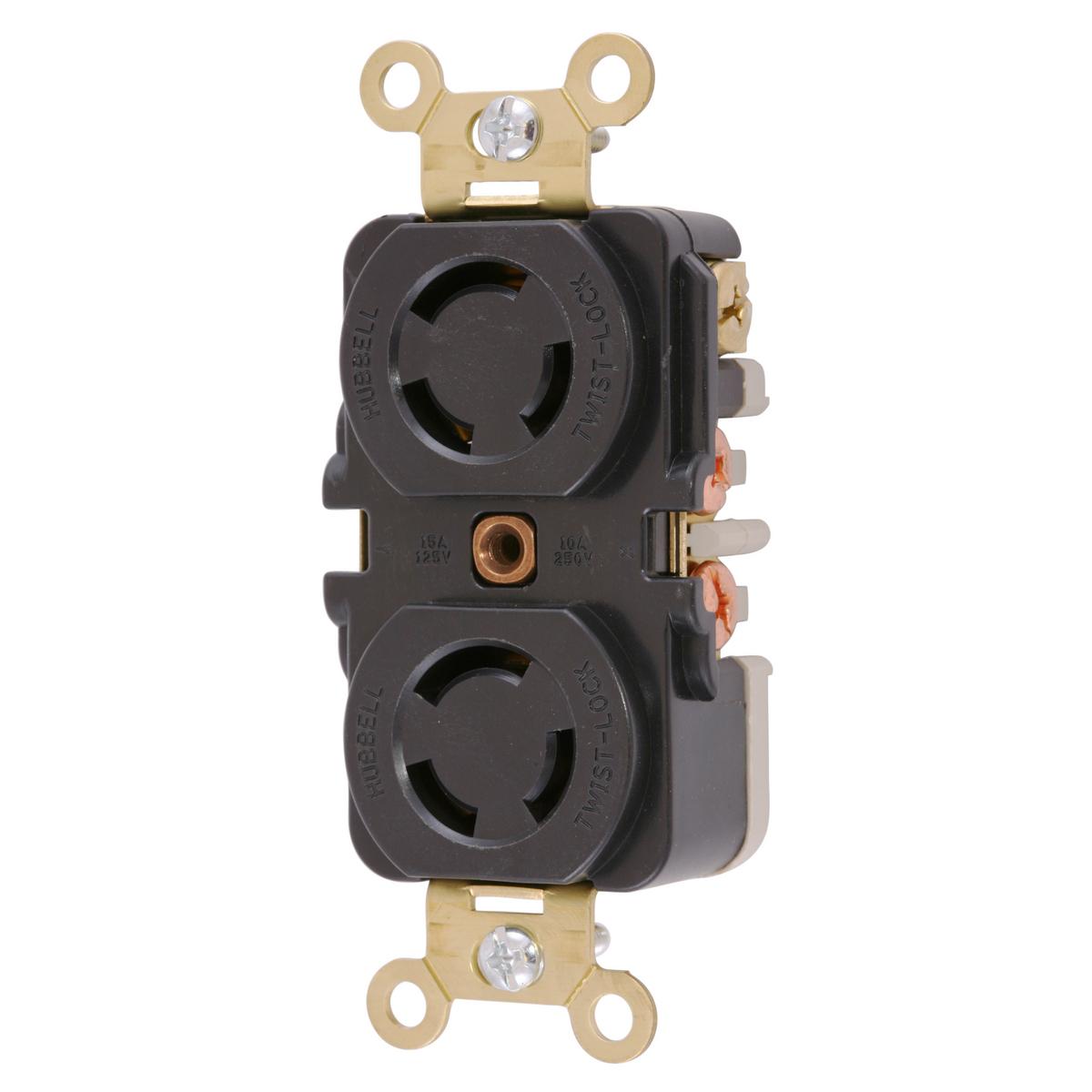 Hubbell Wiring Device-Kellems HBL7580 Locking Receptacles