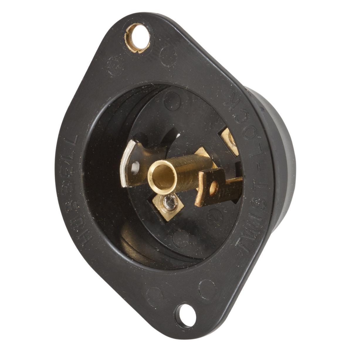 Hubbell Wiring Device-Kellems HBL7595N Locking Flanged Inlets & Outlets