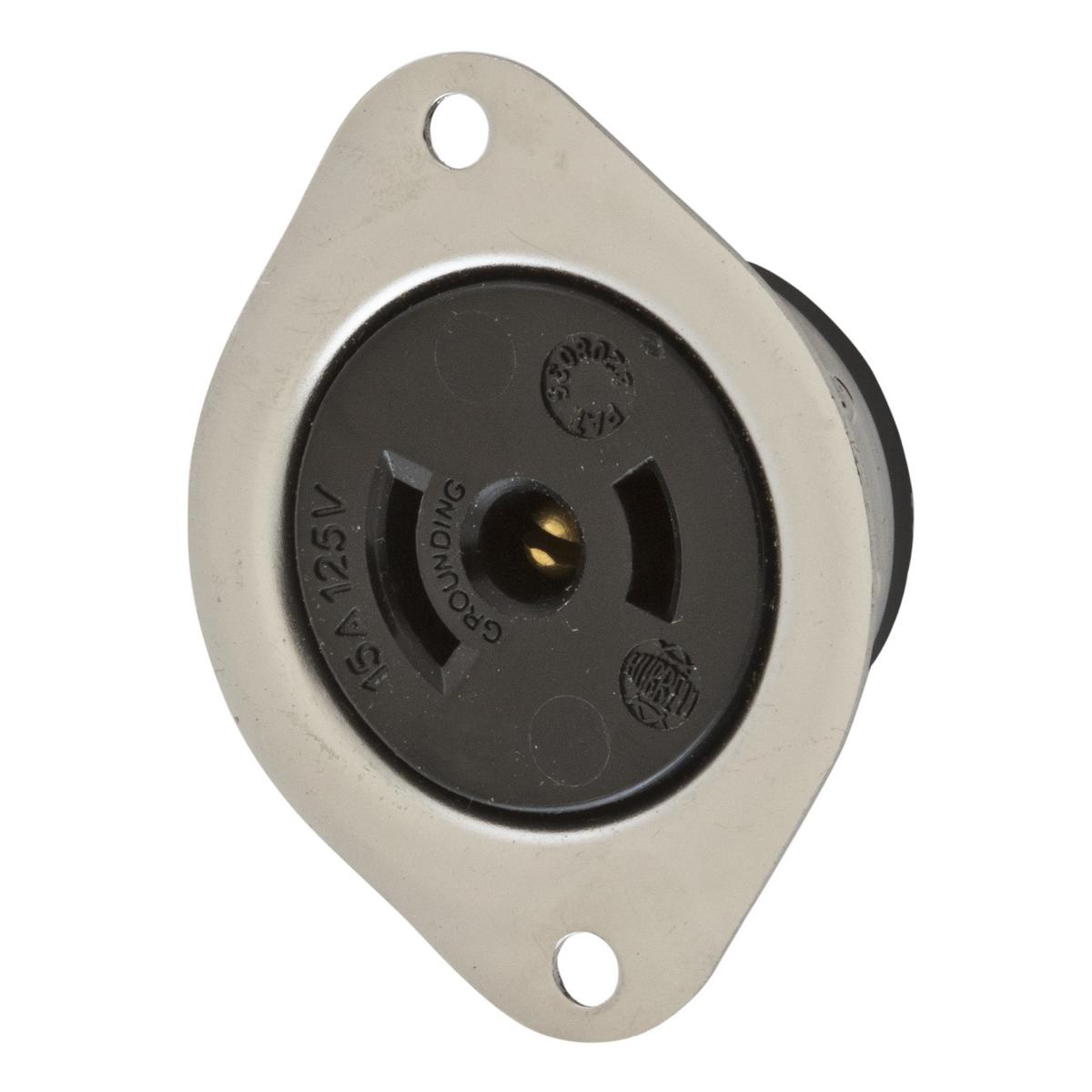 Hubbell Wiring Device-Kellems HBL7596 Locking Flanged Inlets & Outlets