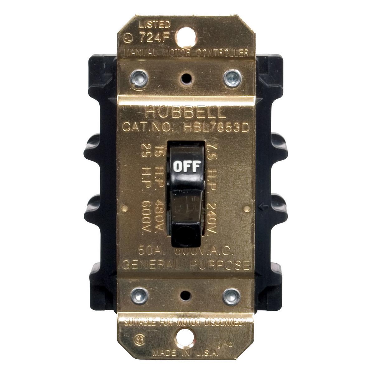 Hubbell Wiring Device-Kellems HBL7853D AC Motor Starting Switches