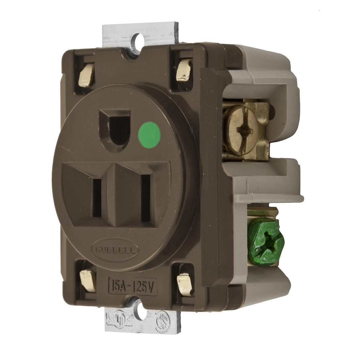Hubbell Wiring Device-Kellems HBL8284 Straight Blade Receptacles