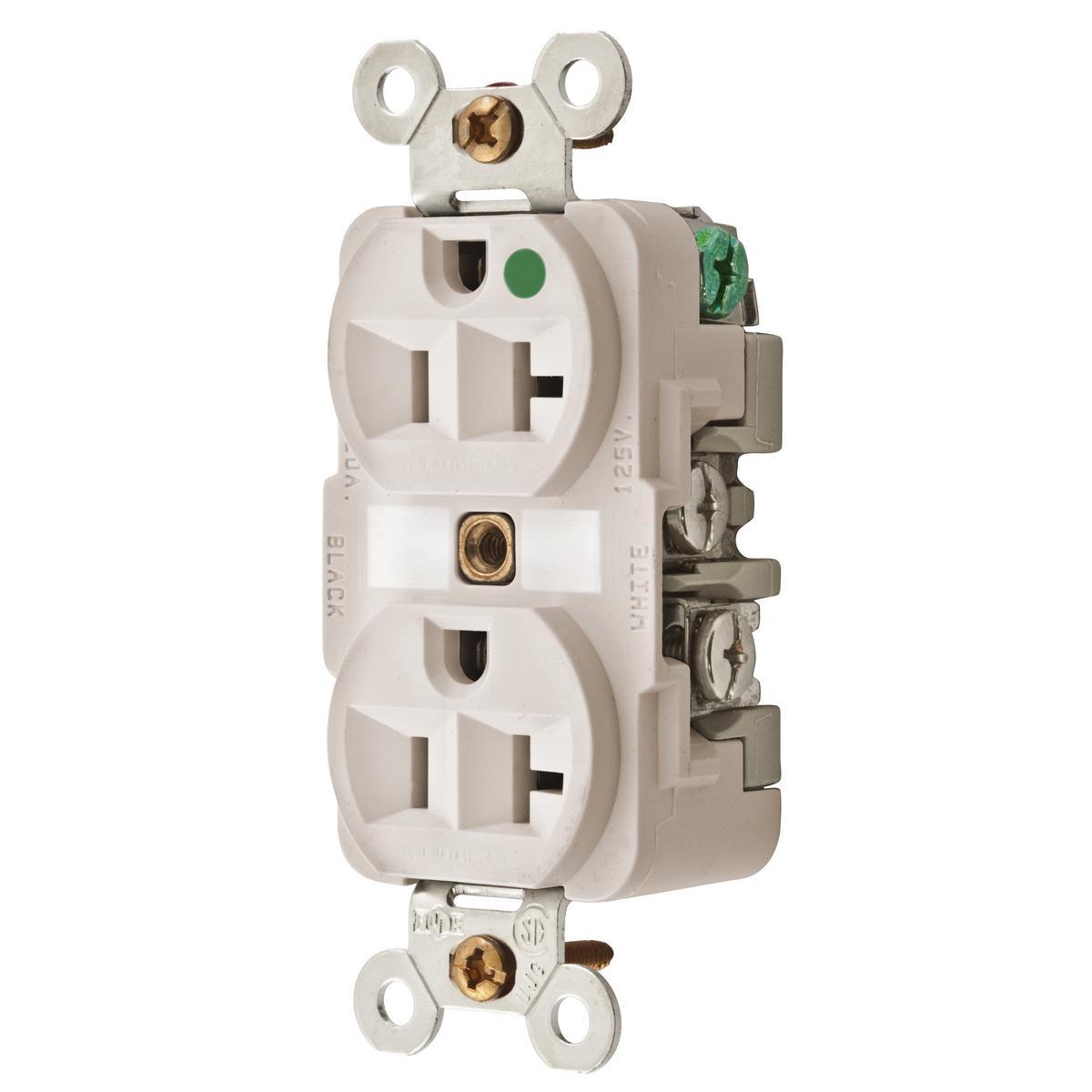 Hubbell Wiring Device-Kellems HBL8300LAMRI Straight Blade Receptacles