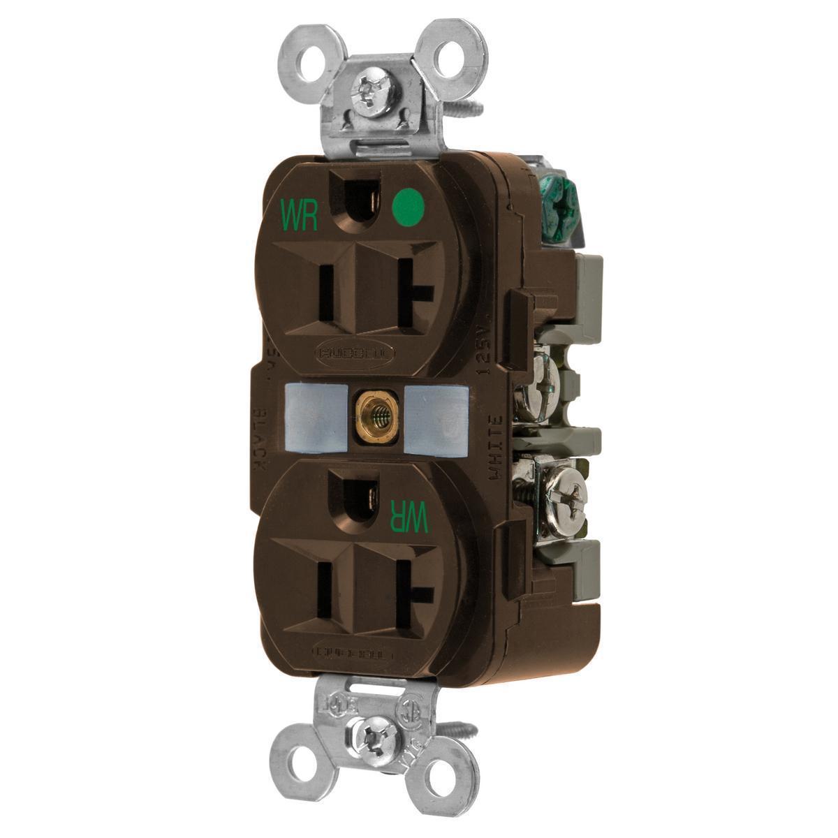 Hubbell Wiring Device-Kellems HBL8300WR Straight Blade Receptacles