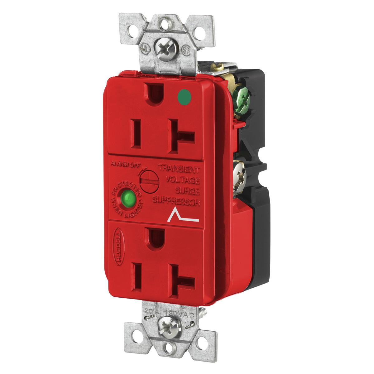 Hubbell Wiring Device-Kellems HBL8362RSA Straight Blade Receptacles