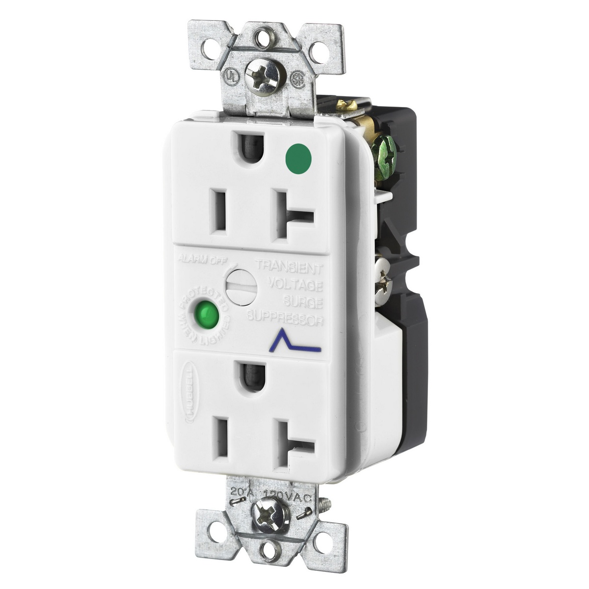 Hubbell Wiring Device-Kellems HBL8362WSA Straight Blade Receptacles