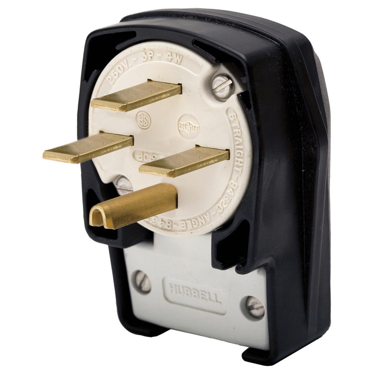 Hubbell Wiring Device-Kellems HBL8432C Straight Blade Plugs