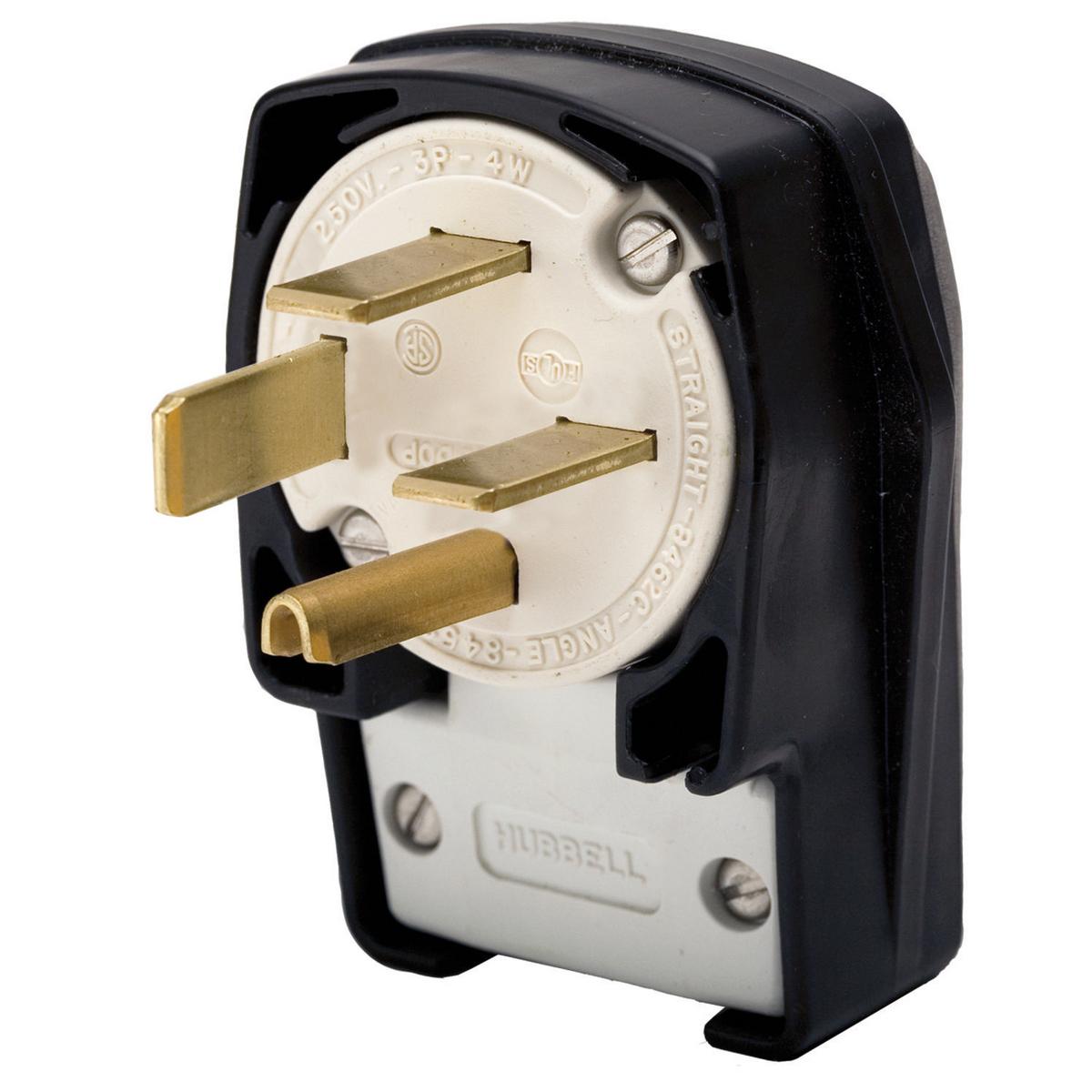 Hubbell Wiring Device-Kellems HBL8462C Straight Blade Plugs