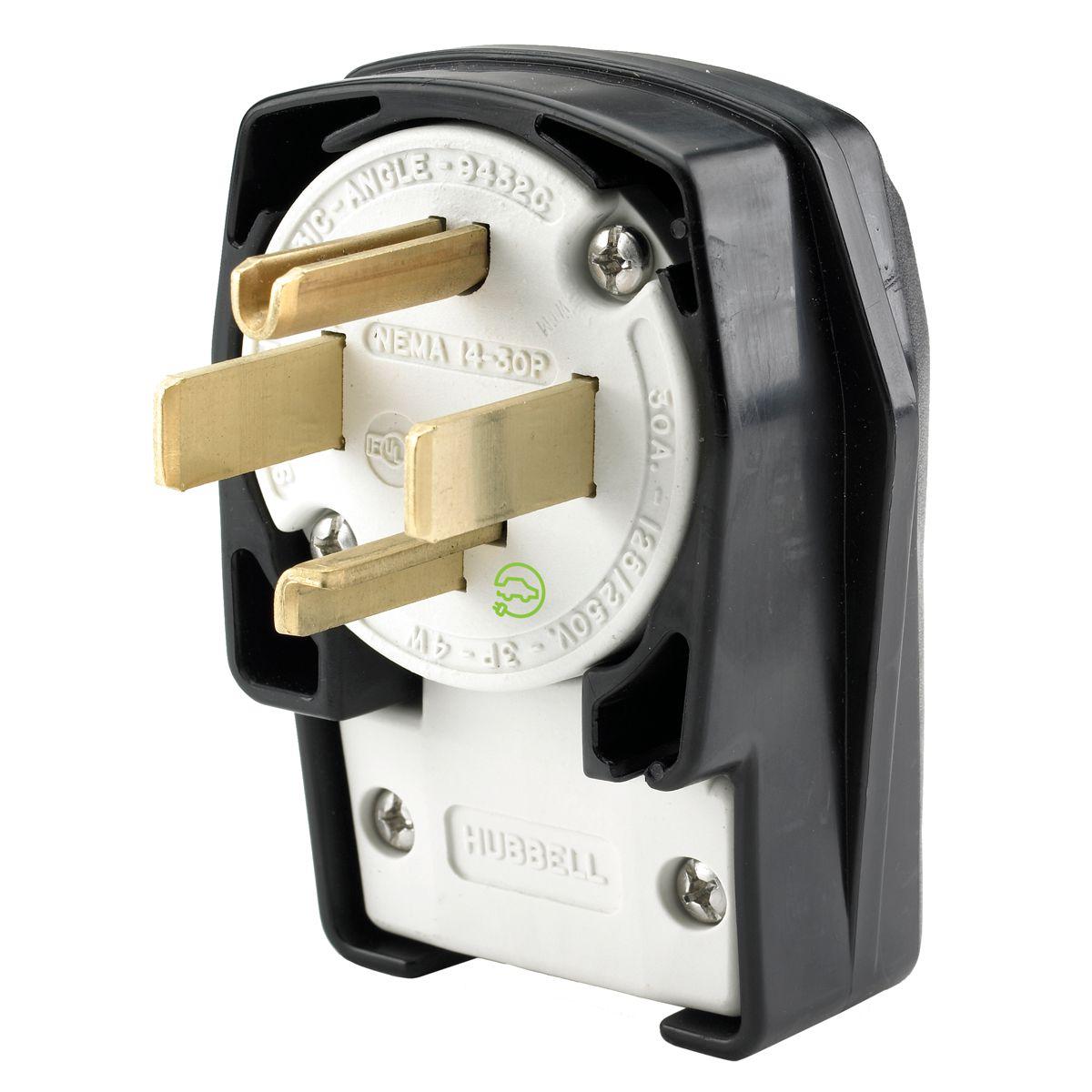 Hubbell Wiring Device-Kellems HBL9432C Straight Blade Plugs