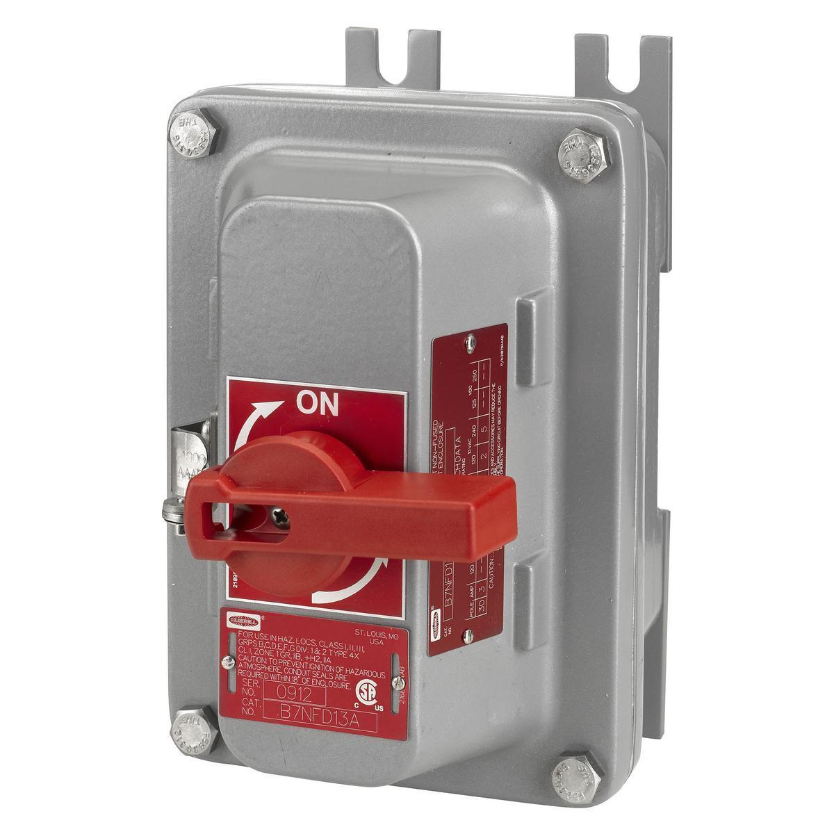 Hubbell Wiring Device-Kellems HBLB7NFD13AA Hazardous Location Disconnect Switches