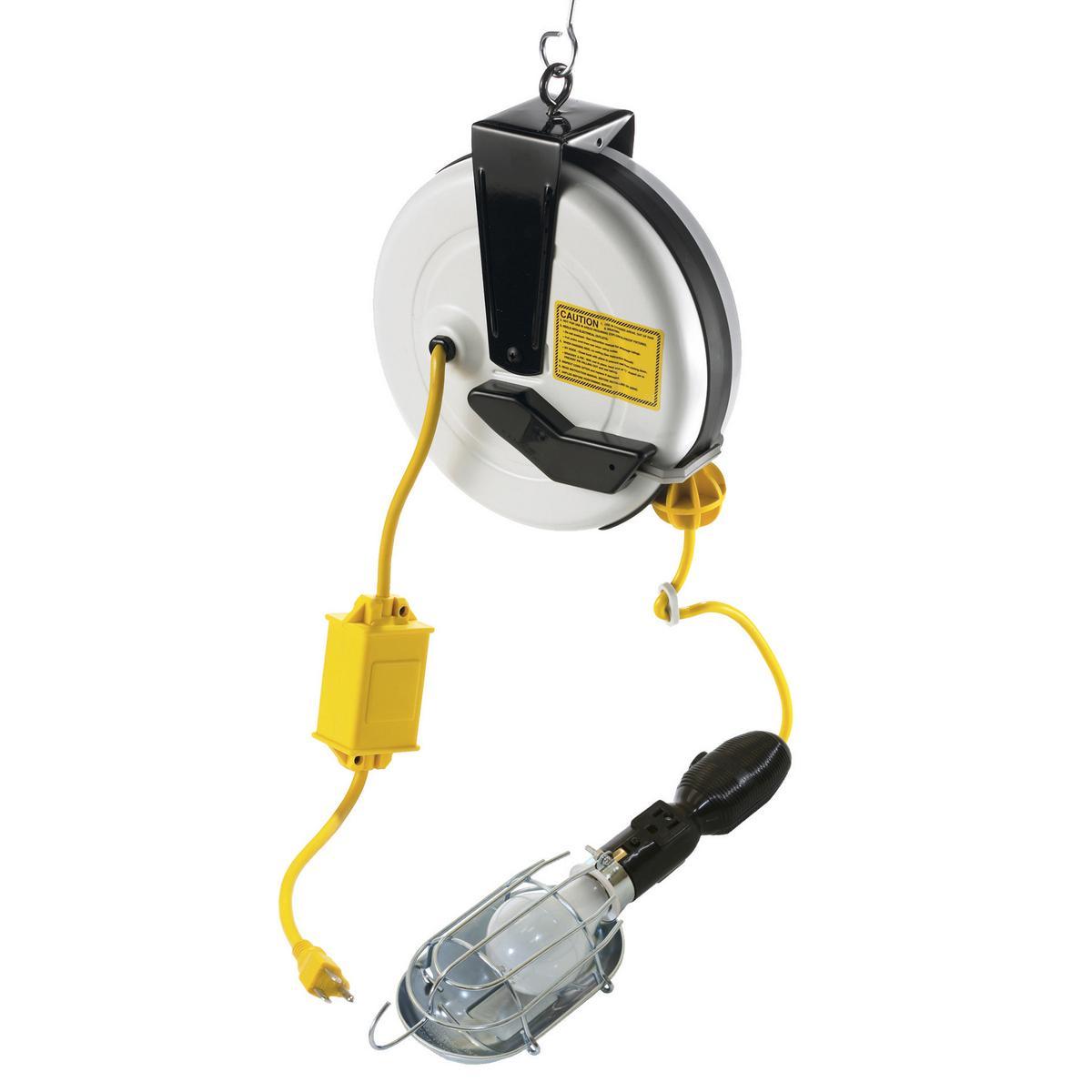 Hubbell Wiring Device-Kellems HBLC25163AIN Extension Cord Reels with Hand Lamps