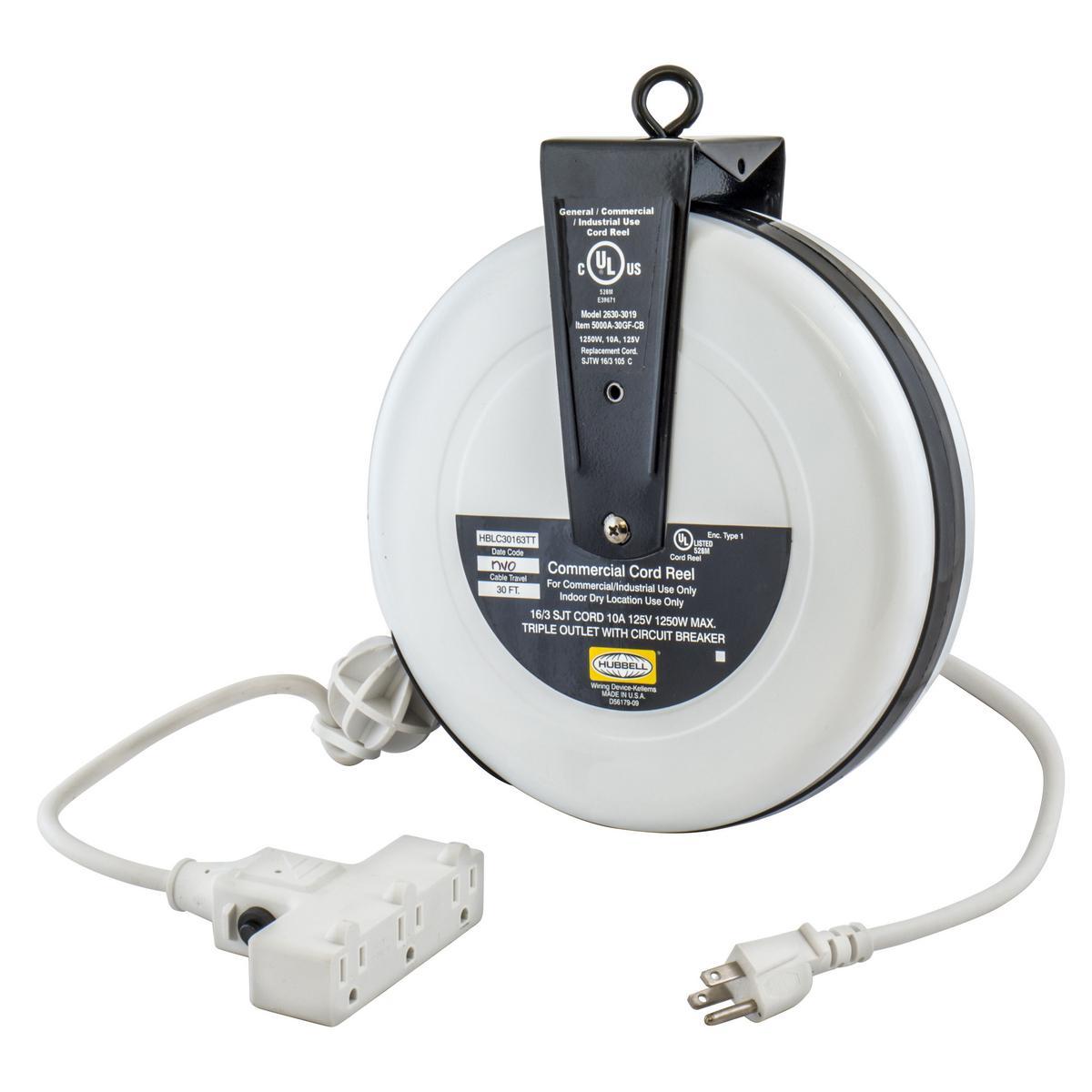 Hubbell Wiring Device-Kellems HBLC30163TT Extension Cord Reels - Retracting