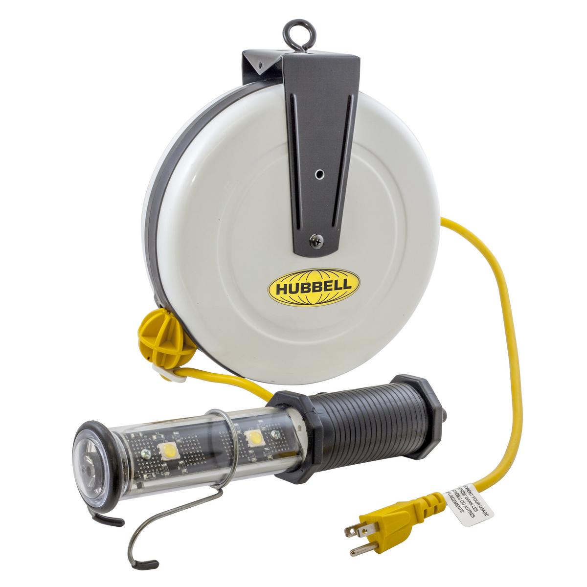 Hubbell Wiring Device-Kellems HBLC40182LED Extension Cord Reels with Hand Lamps