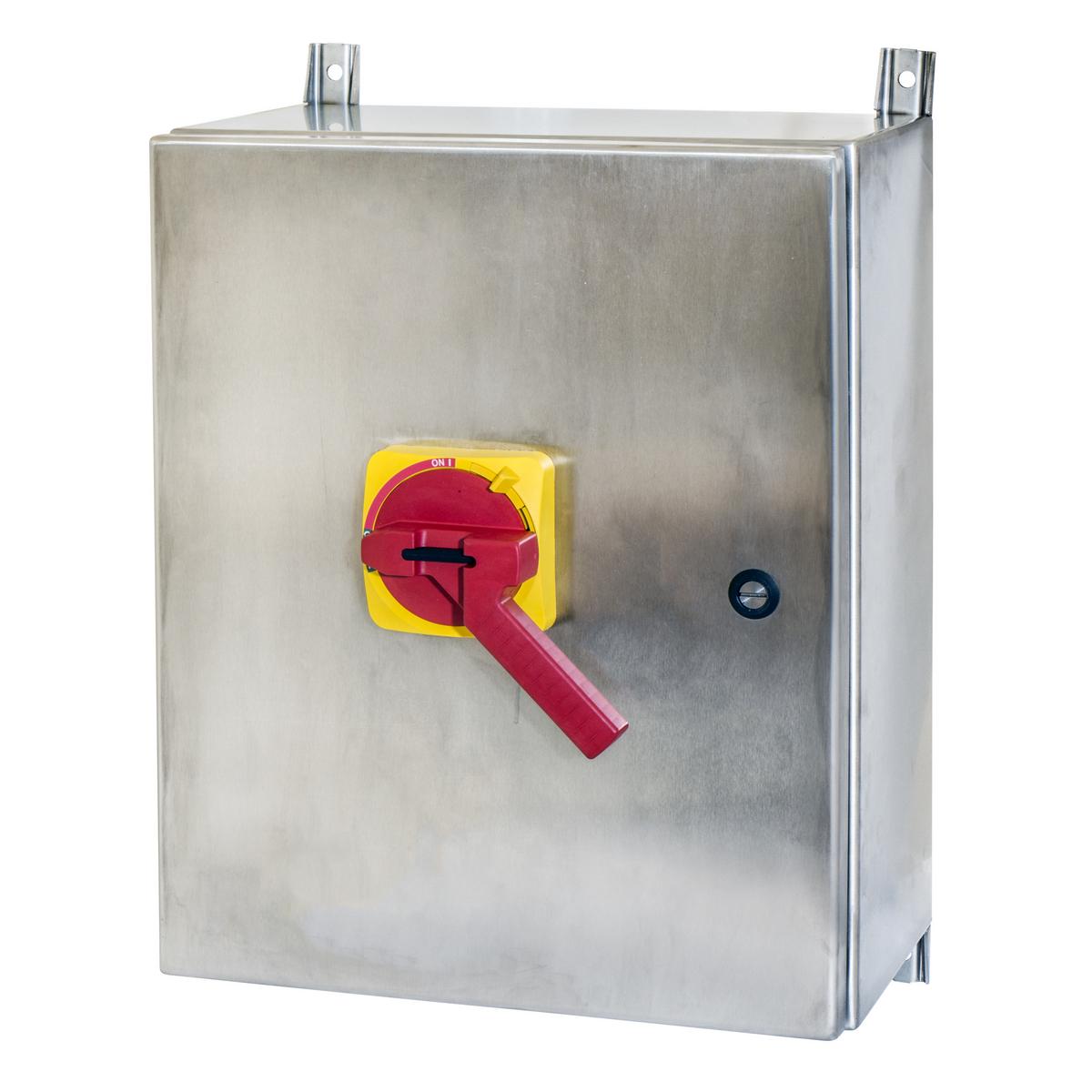 Hubbell Wiring Device-Kellems Circuit-Lock® inSIGHT HBLDS20SS Corrosion-Resistant Enclosed Heavy Duty Labelless Unfused Watertight Disconnect Switch, 600 V AC, 200 A, 15 hp, 200 hp, 3 Poles
