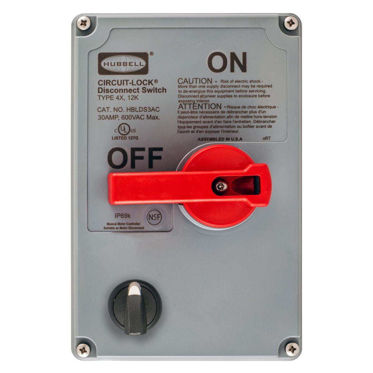 Hubbell Wiring Device-Kellems HBLDS10RCJ Safety/Disconnect Miscellaneous Accessories
