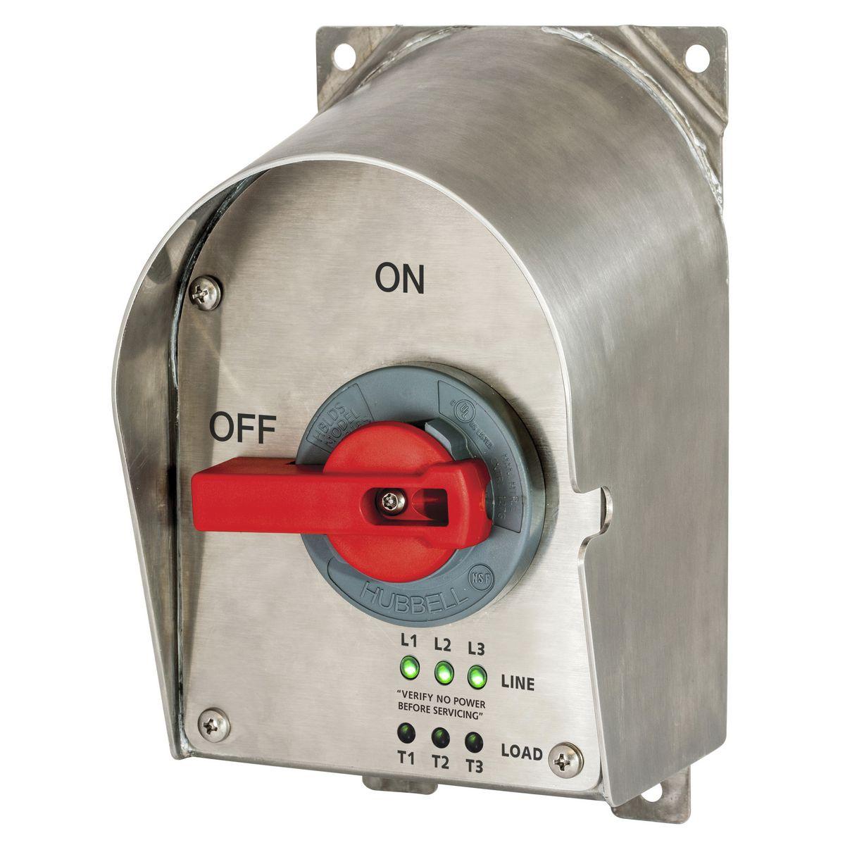 Hubbell Wiring Device-Kellems HBLDS10SSRPAC Enclosed Rotary Disconnects