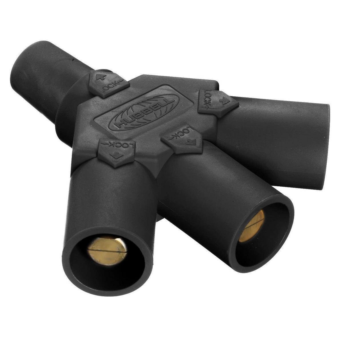 Hubbell Wiring Device-Kellems HBLF3MBK Single Pole Multi Way Connectors