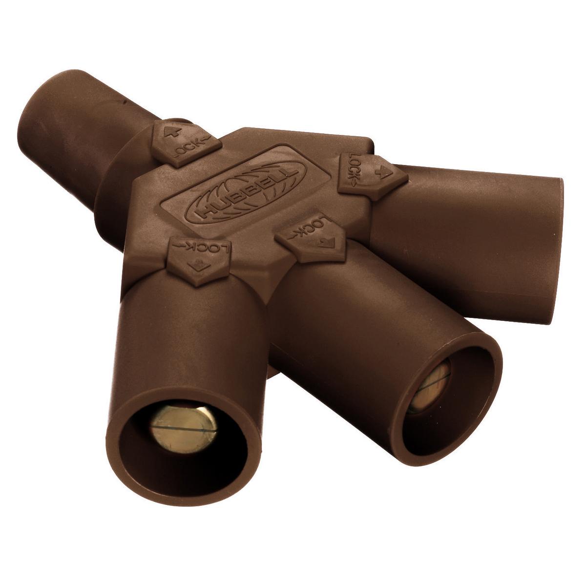 Hubbell Wiring Device-Kellems HBLF3MBN Single Pole Multi Way Connectors