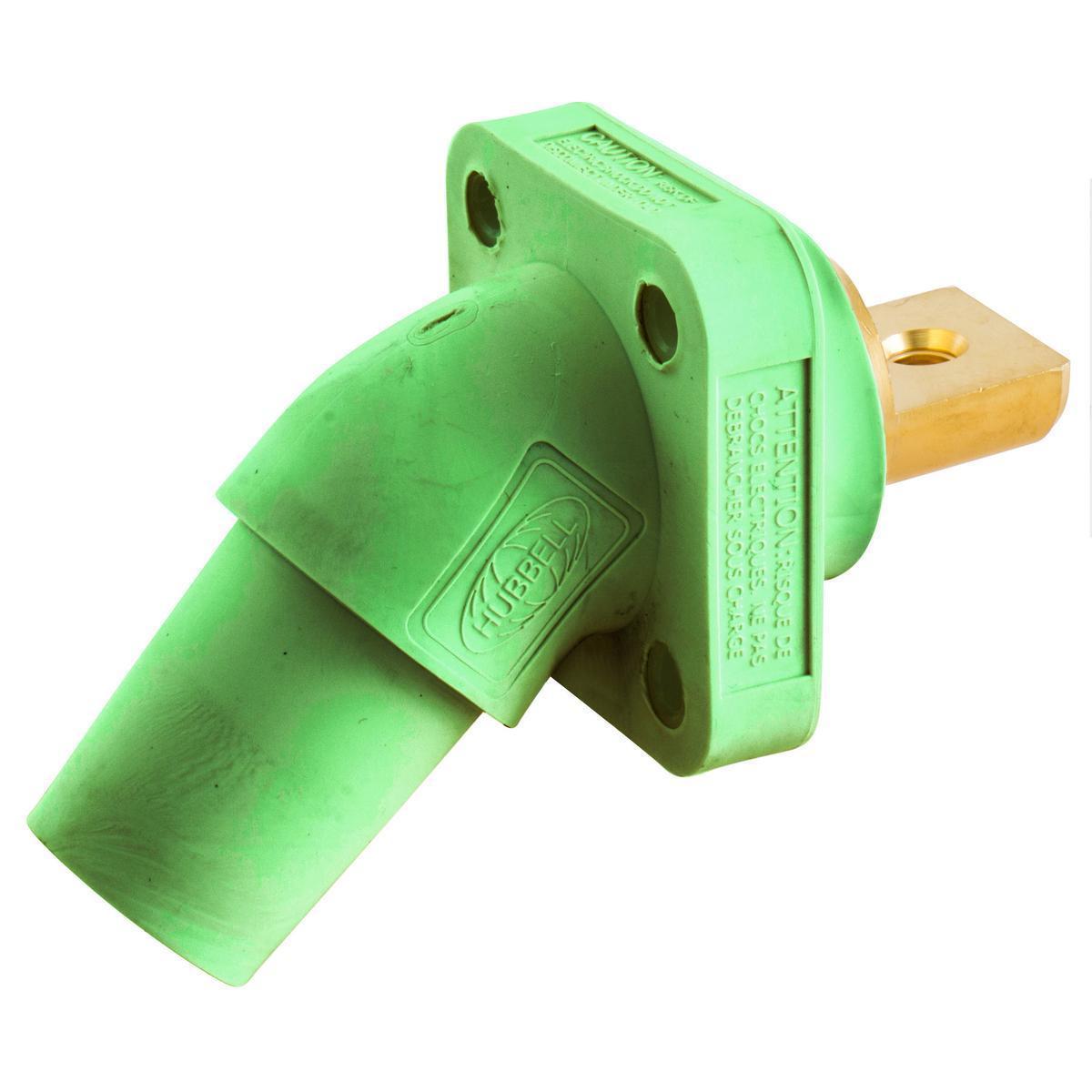 Hubbell Wiring Device-Kellems HBLFRABGN Single Pole Receptacles