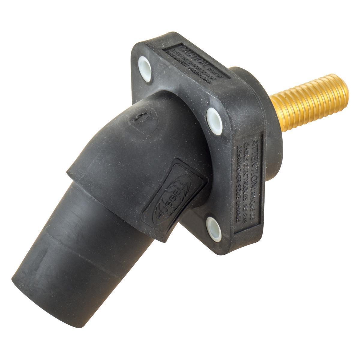 Hubbell Wiring Device-Kellems HBLFRASBK Single Pole Receptacles