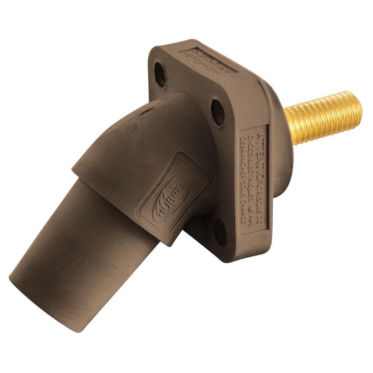 Hubbell Wiring Device-Kellems HBLFRASBN Single Pole Receptacles