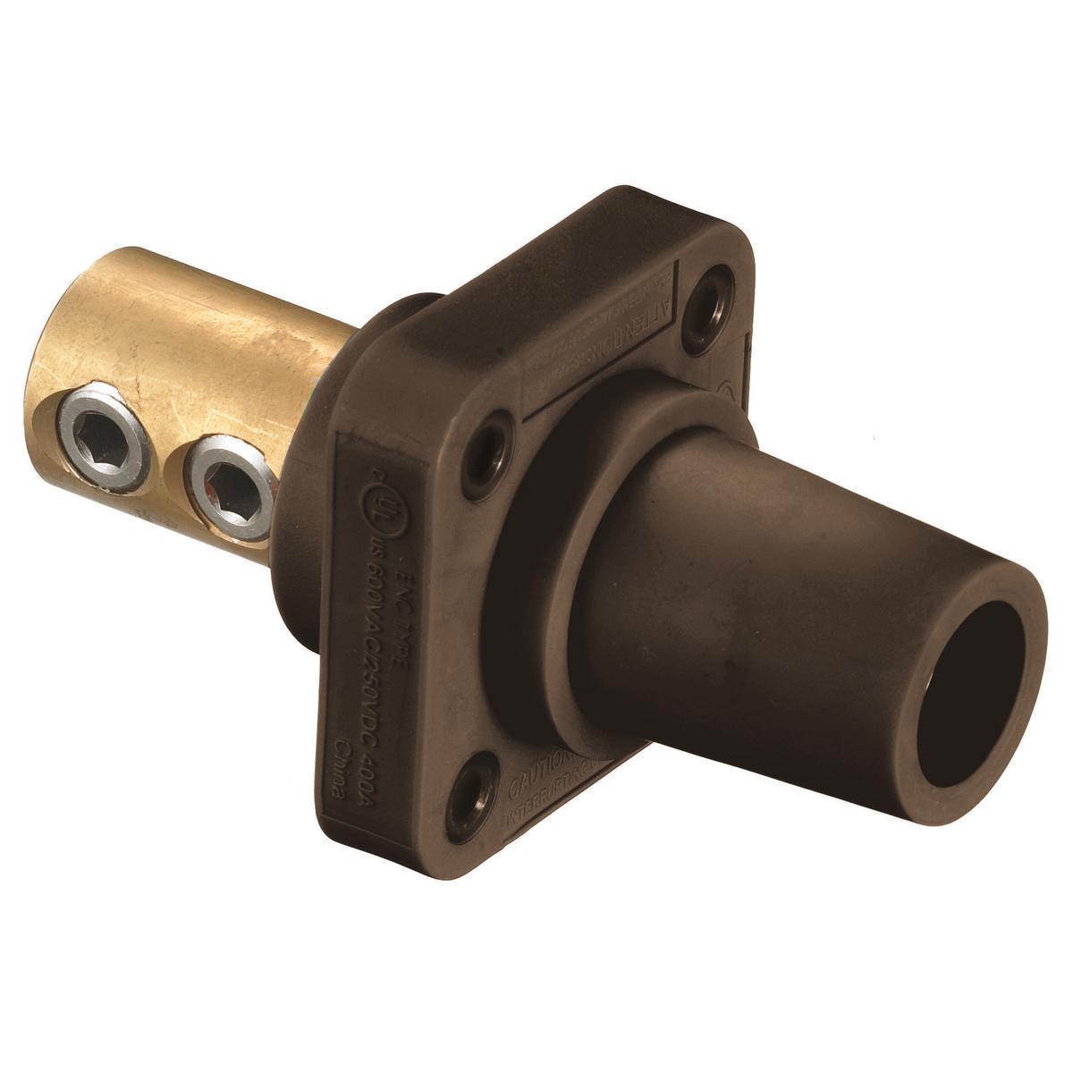 Hubbell Wiring Device-Kellems HBLFRBN Single Pole Receptacles