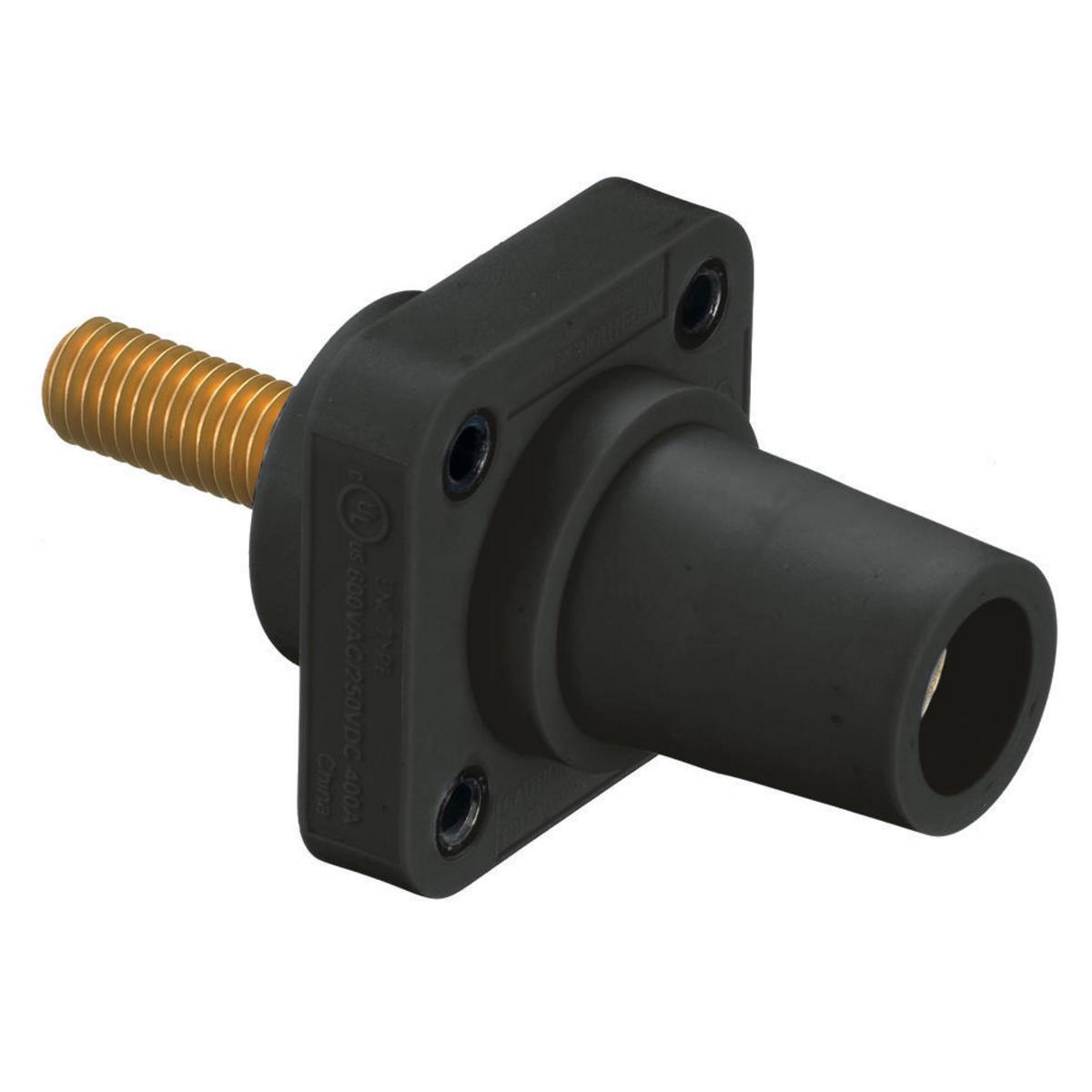Hubbell Wiring Device-Kellems HBLFRSCXBK Single Pole Receptacles