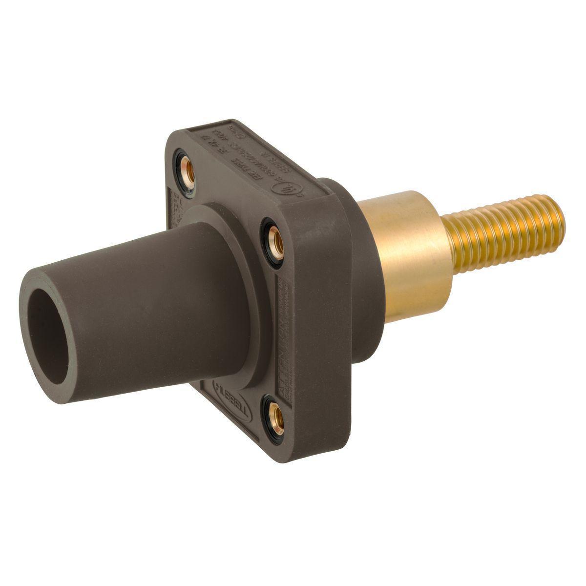 Hubbell Wiring Device-Kellems HBLFRSCEBN Single Pole Receptacles