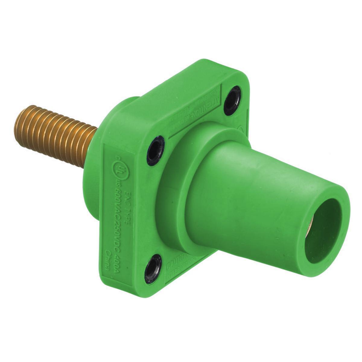 Hubbell Wiring Device-Kellems HBLFRSCGN Single Pole Receptacles