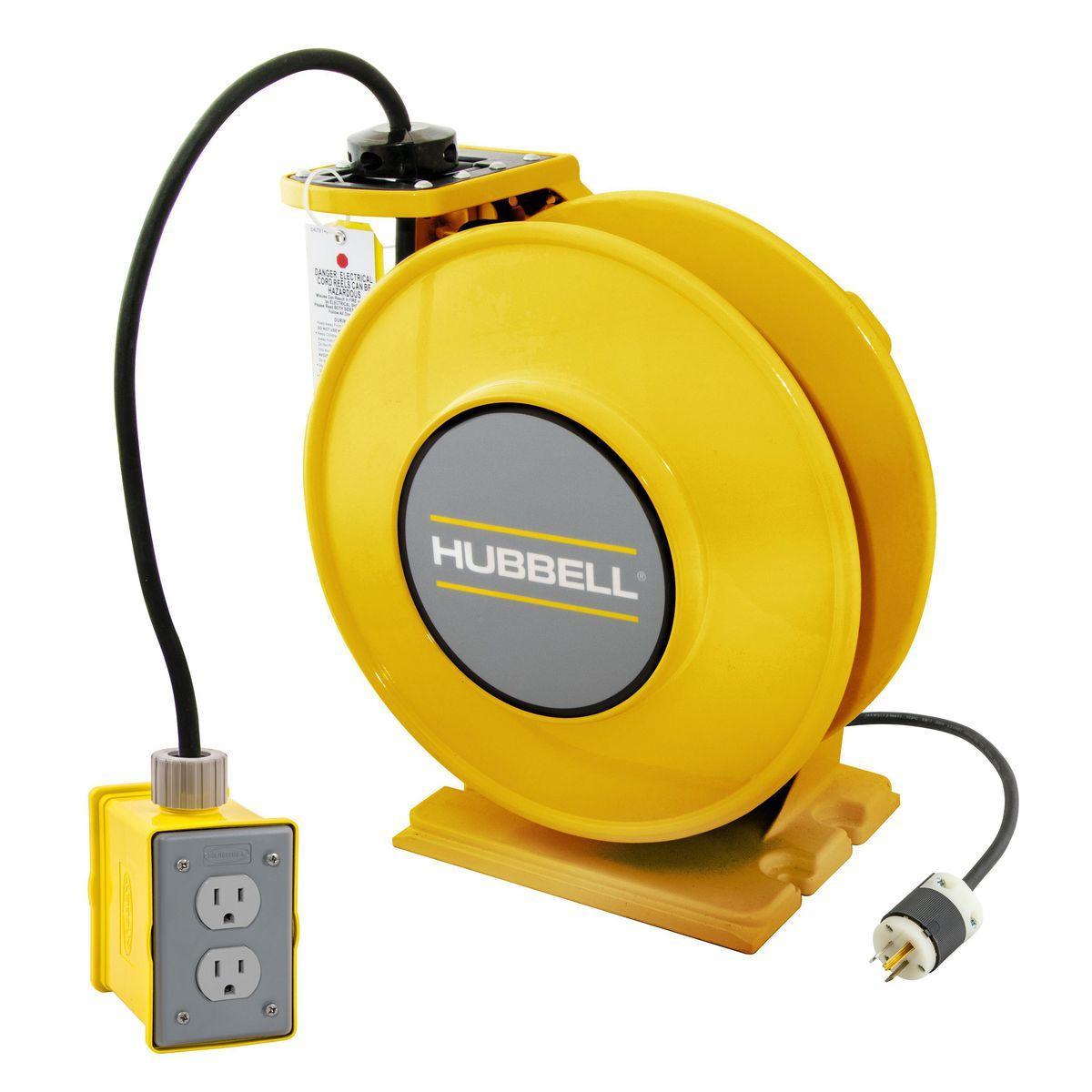 Hubbell Wiring Device-Kellems HBLI35123R220Y Extension Cord Reels - Retracting