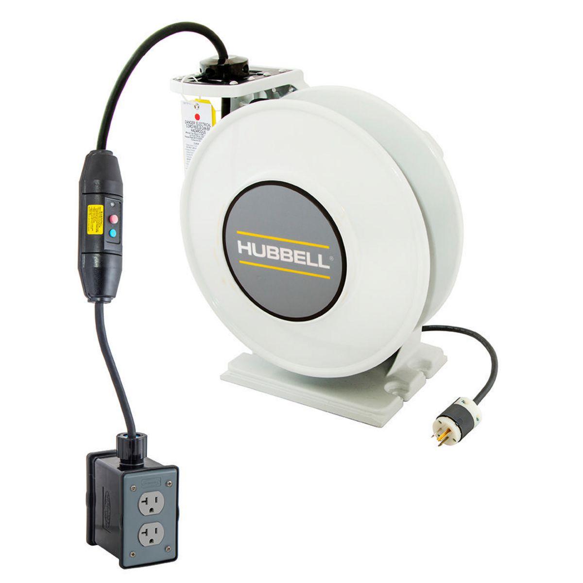 Hubbell Wiring Device-Kellems HBLI25123GF220M1 Extension Cord Reels - Retracting