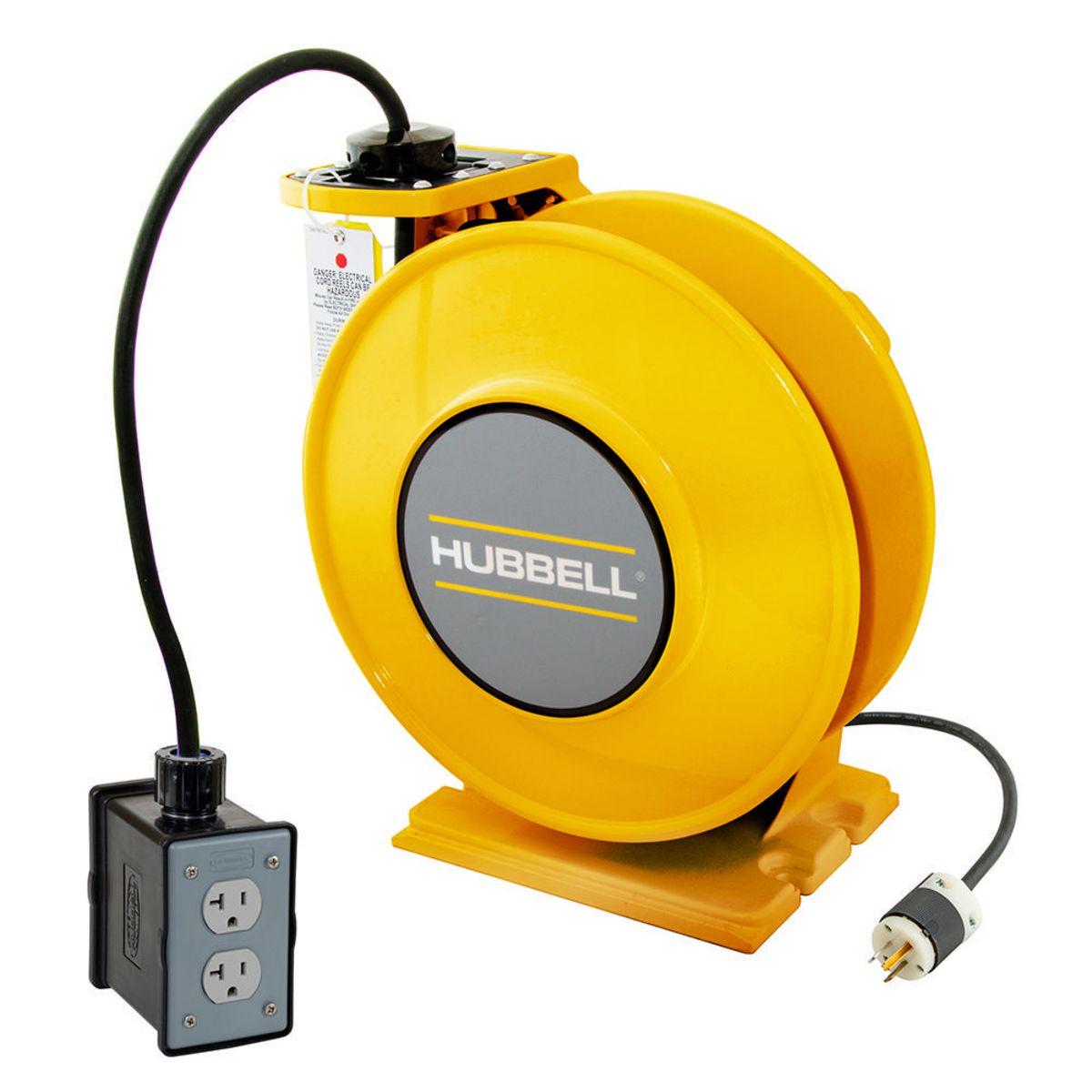 Hubbell Wiring Device-Kellems HBLI25123R220M1Y Extension Cord Reels - Retracting