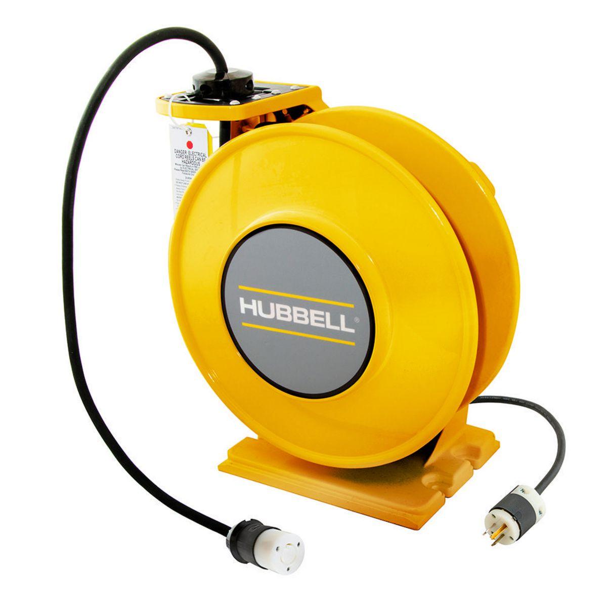 Hubbell Wiring Device-Kellems HBLI25123TL20Y Extension Cord Reels - Retracting