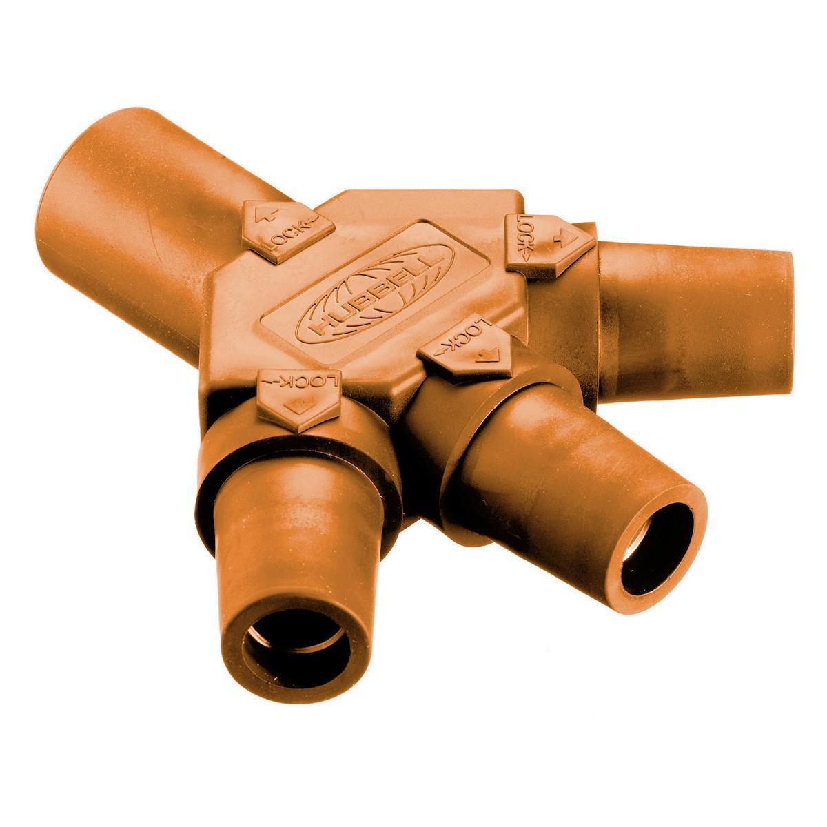 Hubbell Wiring Device-Kellems HBLM3FO Single Pole Multi Way Connectors