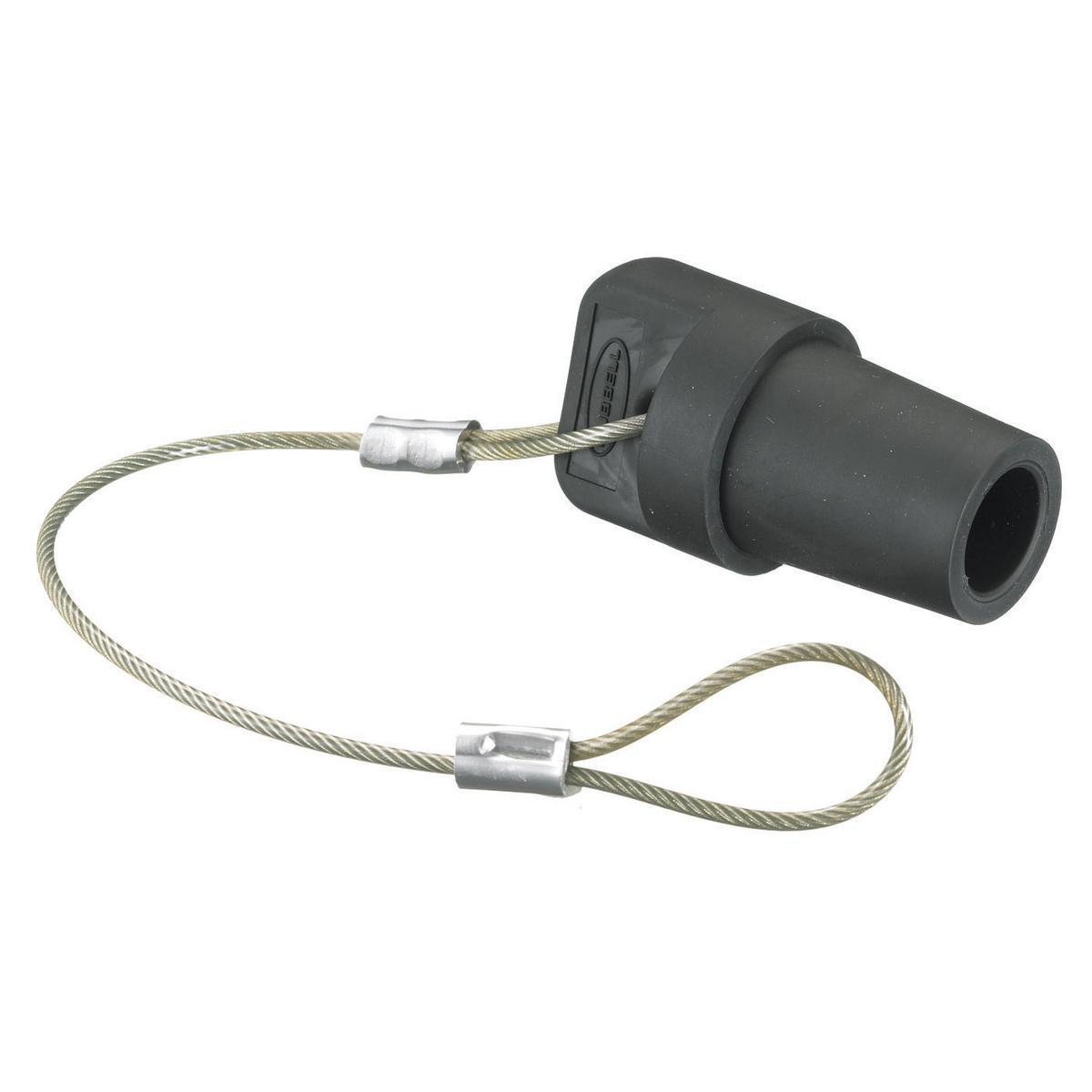 Hubbell Wiring Device-Kellems HBLMCAPBK Single Pole Connector Caps & Covers