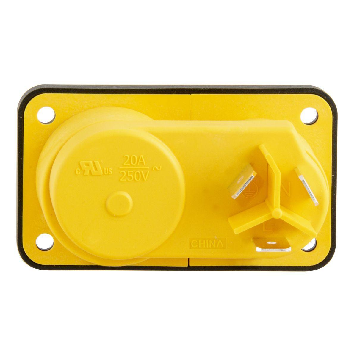 Hubbell Wiring Device-Kellems HBLMFPD Locking Flanged Inlets & Outlets
