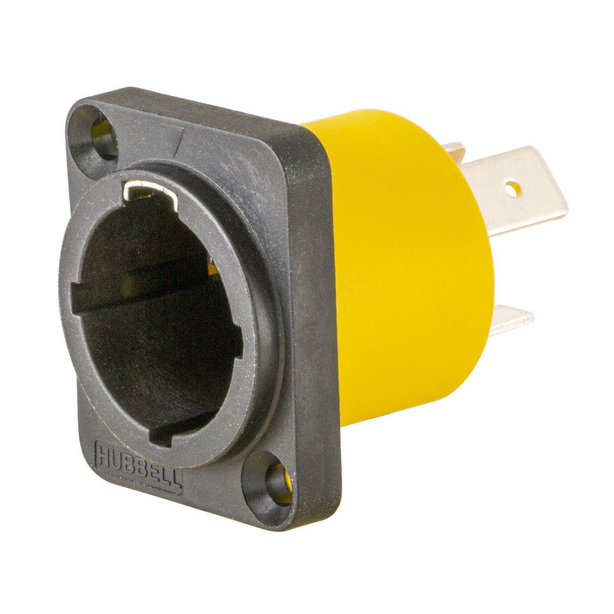 Hubbell Wiring Device-Kellems HBLMP Locking Flanged Inlets & Outlets