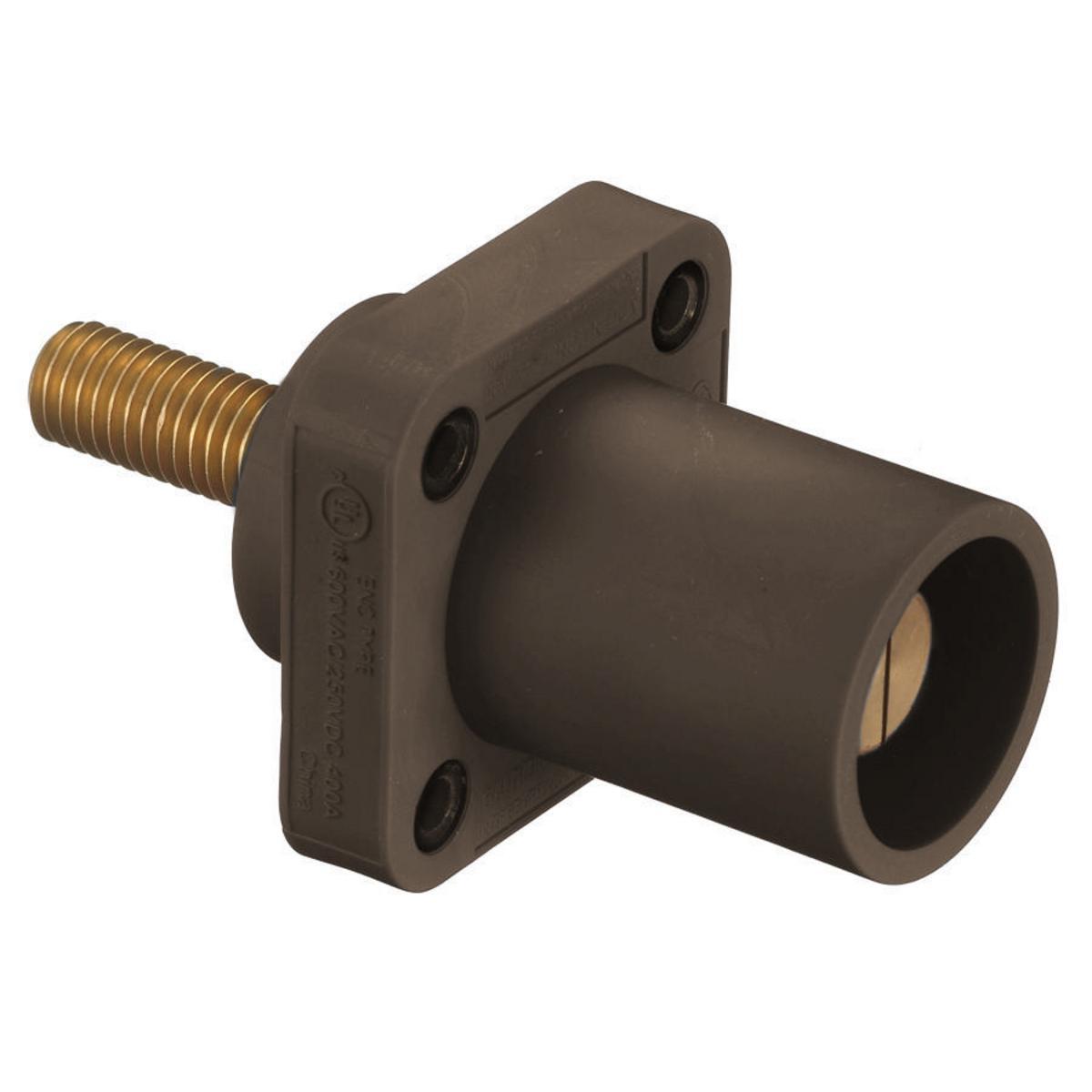 Hubbell Wiring Device-Kellems HBLMRSBN Single Pole Receptacles