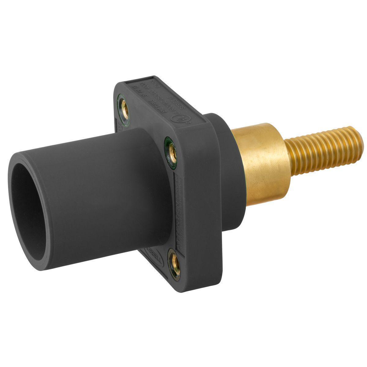 Hubbell Wiring Device-Kellems HBLMRSCEBK Single Pole Receptacles