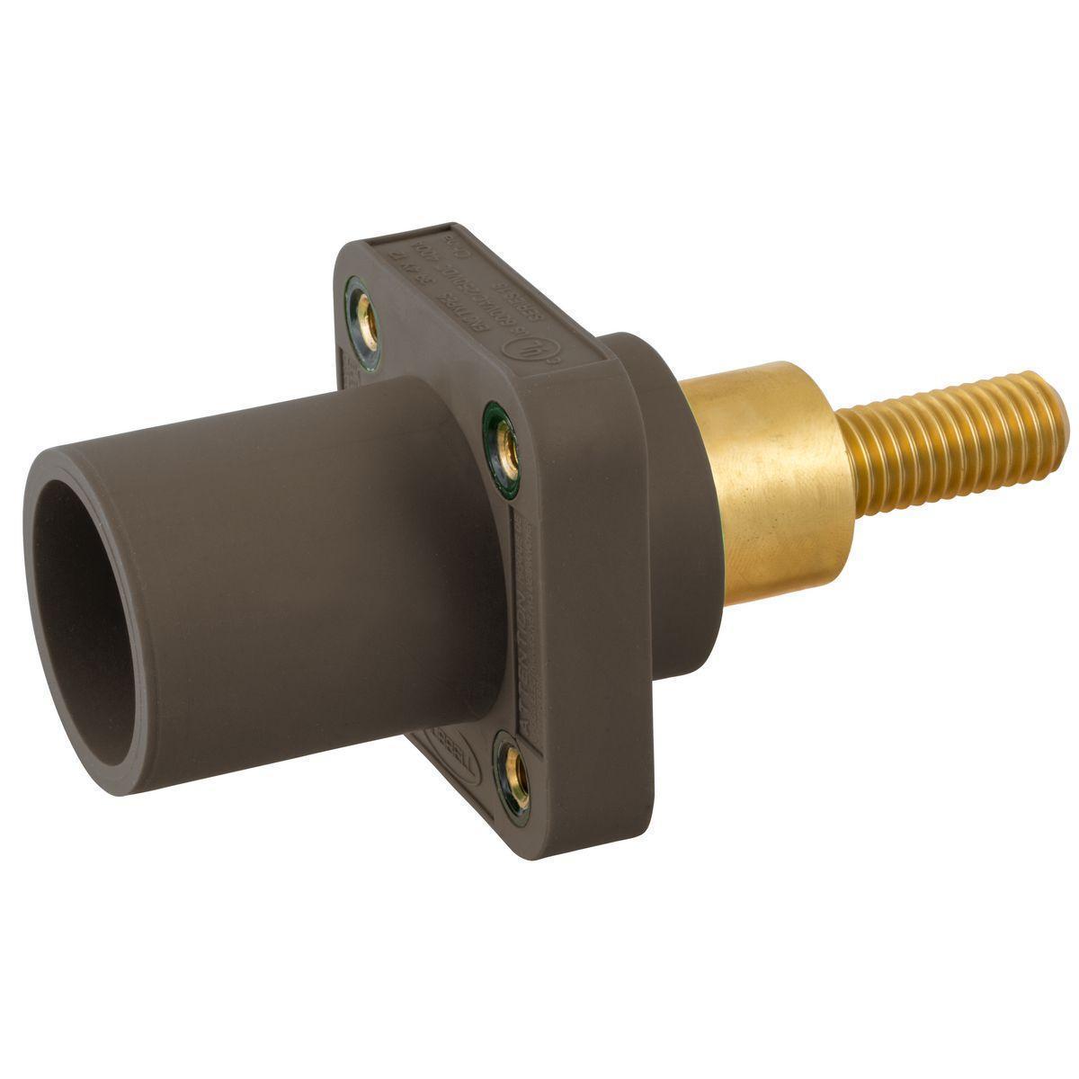Hubbell Wiring Device-Kellems HBLMRSCEBN Single Pole Receptacles