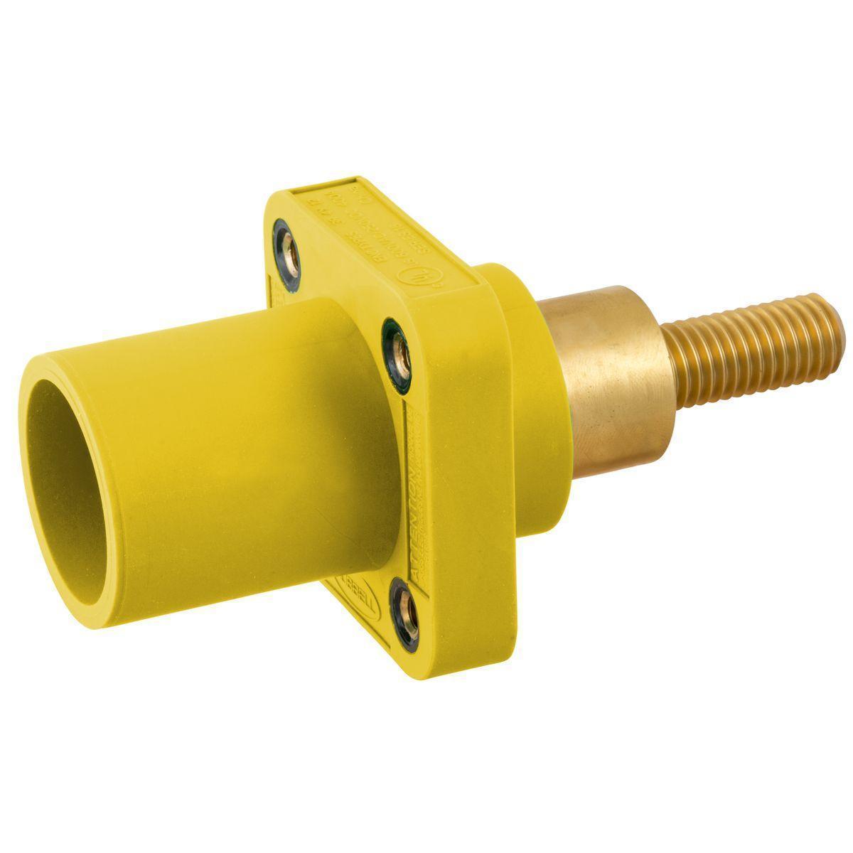 Hubbell Wiring Device-Kellems HBLMRSCEY Single Pole Receptacles