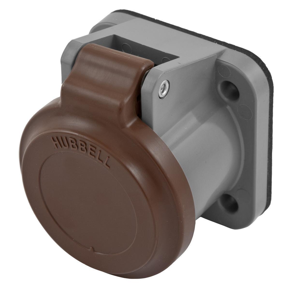 Hubbell Wiring Device-Kellems HBLNCBN Single Pole Connector Caps & Covers