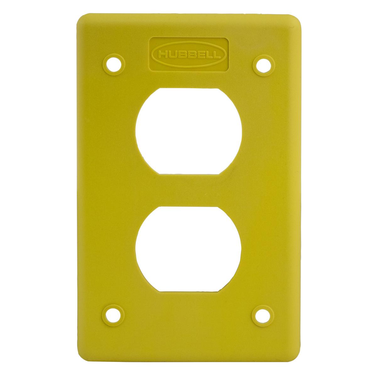 Hubbell Wiring Device-Kellems HBLP8FSY Electric Box Covers