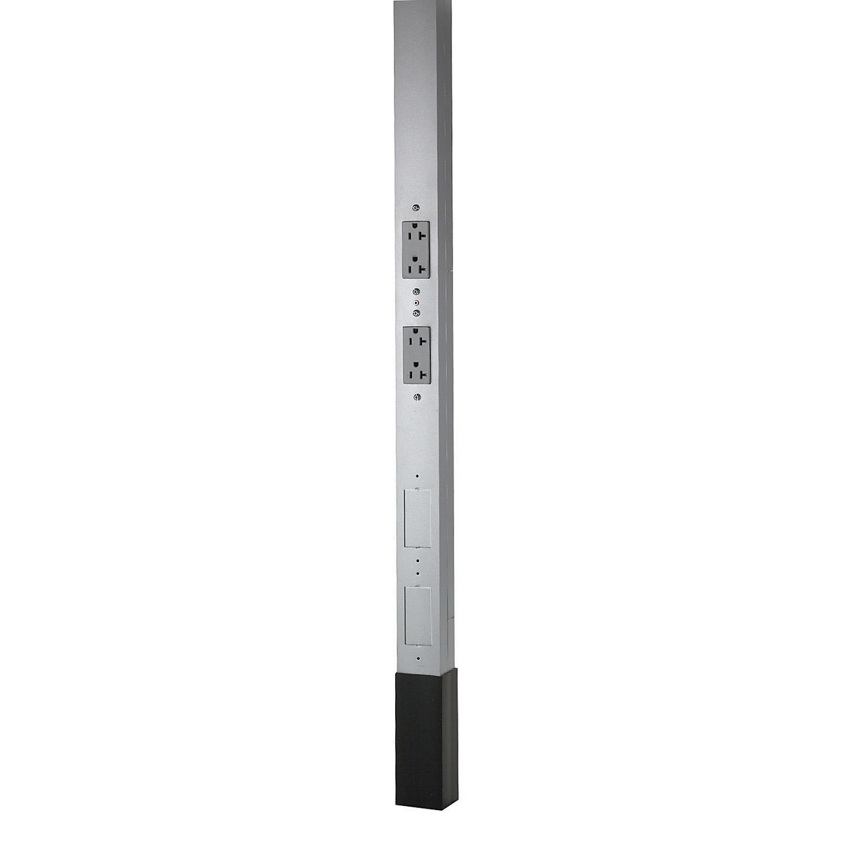 Hubbell Wiring Device-Kellems HBLPPO15AAL Blank Pre-Wired Service Pole, 15 ft 2 in L x 2.13 in W, Aluminum